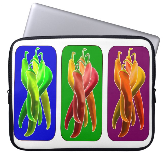 Abstrakte Chilen Laptop Sleeve (Vorderseite)