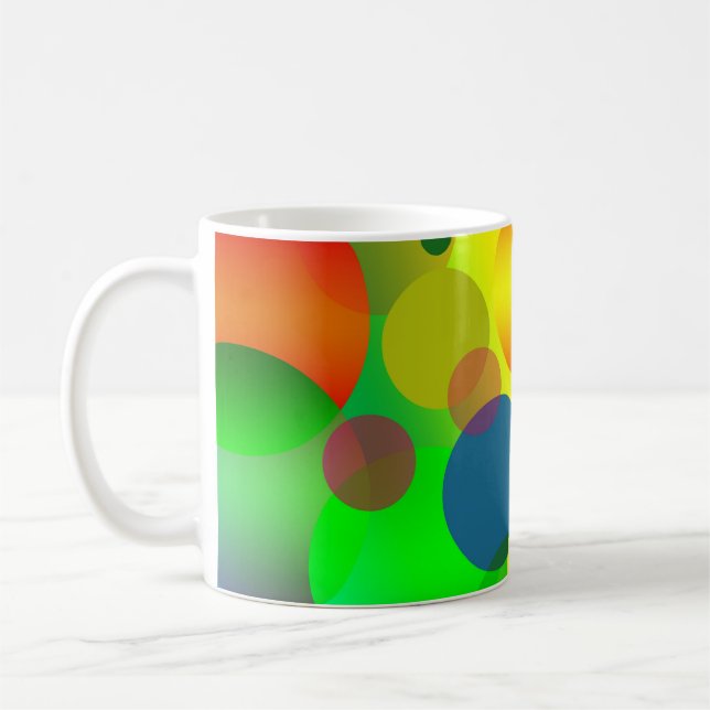ABSTRAKTE CIRCLES KAFFEE TASSE (Links)