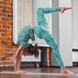 Abstrakte Clovers Pattern St Patrick's Day Leggings