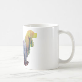 Abstrakte Cockerspaniel Silhouette Kaffeetasse