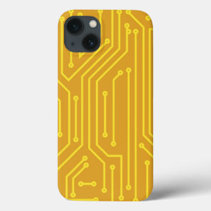 Abstrakte Computerausrüstung iPhone 13 Hülle