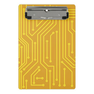 Abstrakte Computerausrüstung Mini Klemmbrett