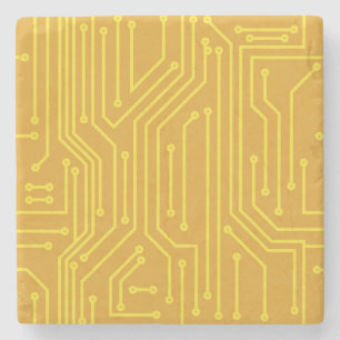 Abstrakte Computerausrüstung Steinuntersetzer