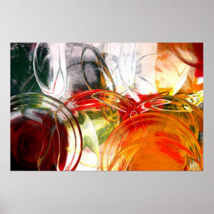 Abstrakte Computerplakate - Digitaldruck Poster