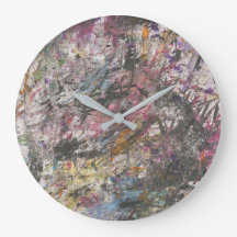 Abstrakte "Confetti zu o"-Uhr