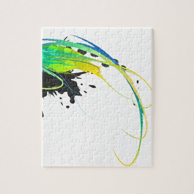 Abstrakte coole Gewässer Paint Spritzer (Vertikal)