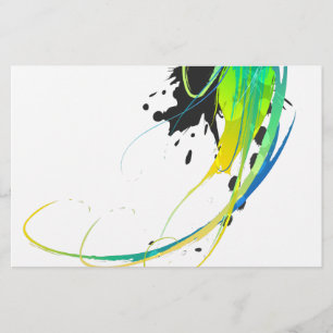 Abstrakte coole Gewässer Paint Spritzer