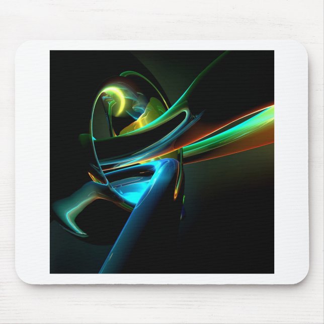 Abstrakte coole helle Show Mousepad (Vorne)