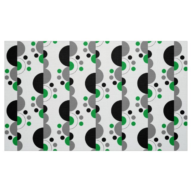 Abstrakte Crescent 01 - Gras grün Stoff (Fat Quarter (45,7 x 55,9 cm))