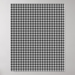 Abstrakte Cubes Schwarzweiß gestreift Poster