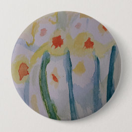 Abstrakte Daffodien Button