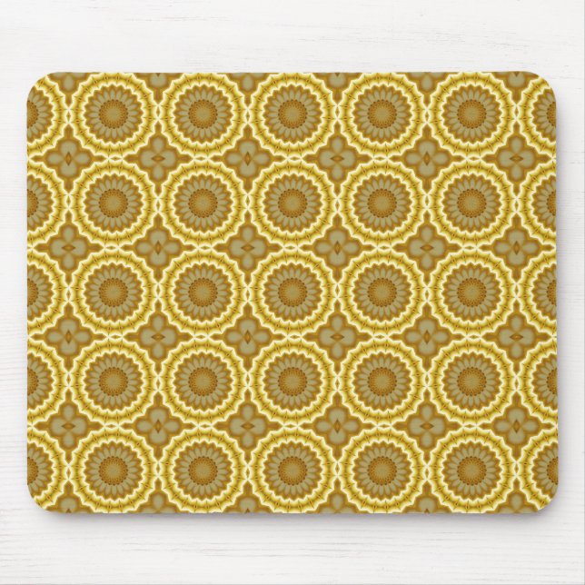 Abstrakte Daisies Mousepad (Vorne)