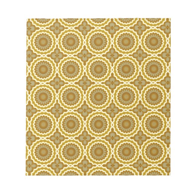 Abstrakte Daisies Notizblock (Vorderseite)