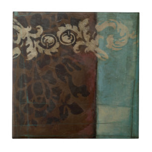Abstrakte Damast-Tapisserie durch Jennifer Fliese