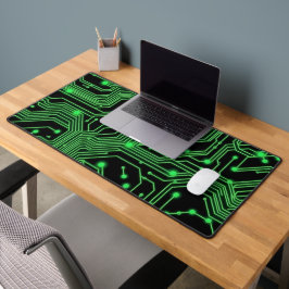Abstrakte Darstellung der grünen Schalttafel Schreibtischunterlage