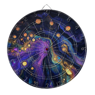 Abstrakte Dartboard Dartscheibe