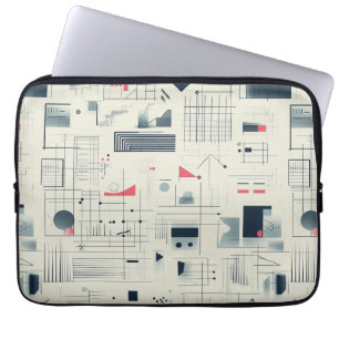 Abstrakte Datenvisualisierung - Notebookgehäuse Laptopschutzhülle