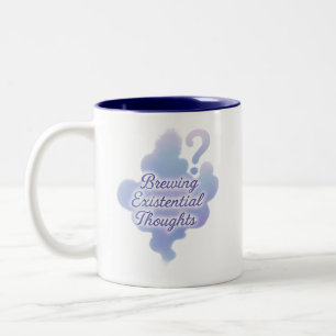 Abstrakte Deep Thinker Ästhetik Kaffee Tasse