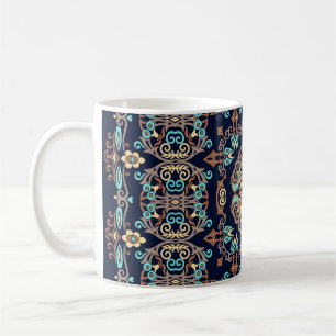 abstrakte dekorative, ethnisch-dekorative Darstell Kaffeetasse