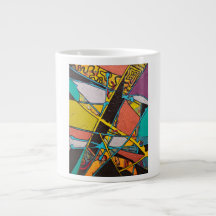Abstrakte Design-III-Tasse
