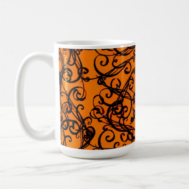 Abstrakte Design-Kaffee-Tasse Kaffeetasse (Links)