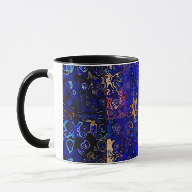 Abstrakte Design Kaffee-Tasse. Tasse (Links)