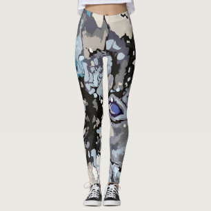 Abstrakte Design-Marmor-Muster Leggings