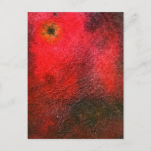 Abstrakte Design-Postkarte "Black Star" Postkarte