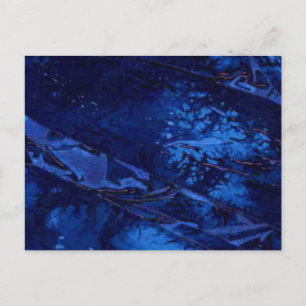 Abstrakte Design-Postkarte "Deep Waters" Postkarte