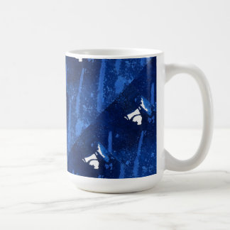 Abstrakte Design-Tasse "Deep Waters #3 Tiled" Kaffeetasse