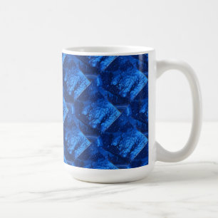 Abstrakte Design-Tasse "Deep Waters #6 Tiled" Kaffeetasse