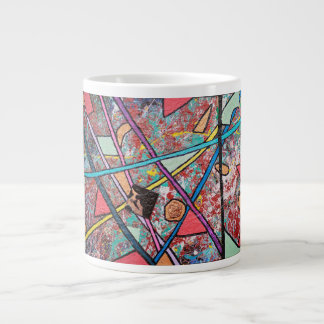 Abstrakte Design-Tasse Jumbo-Tasse