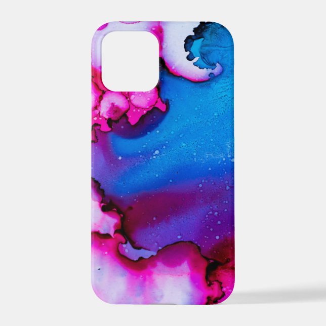 Abstrakte Details Kunsttextur - iPhone 12 Pro Hülle (Rückseite)