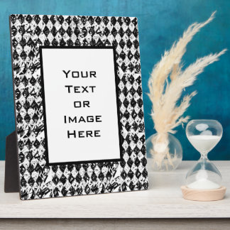 Abstrakte Diamanten Fotoplatte