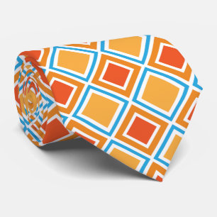 Abstrakte diamantengeometrische krawatte