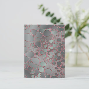 Abstrakte Digitalarbeit 3 Postkarte