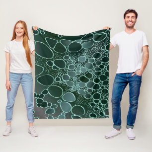 Abstrakte Digitalarbeit 9 Fleecedecke