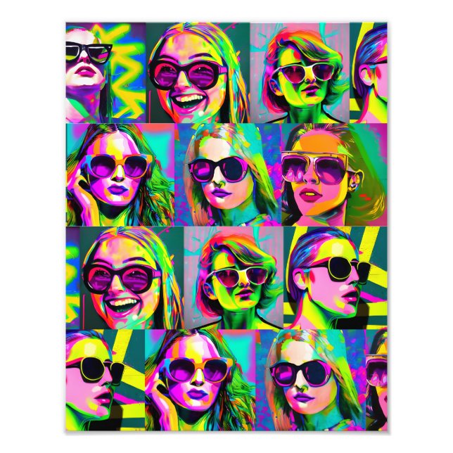 Abstrakte digitale Kunst Fotodruck (Vorne)