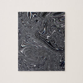 Abstrakte digitale Kunst in Schwarz und Weiß