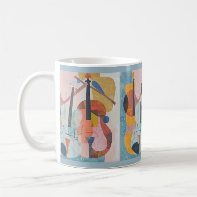 Abstrakte Doppelblase Kaffeetasse (Links)
