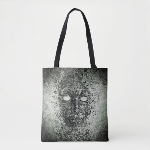 Abstrakte Drahtmaske Tasche