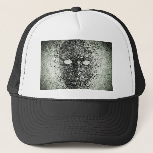 Abstrakte Drahtmaske Truckerkappe