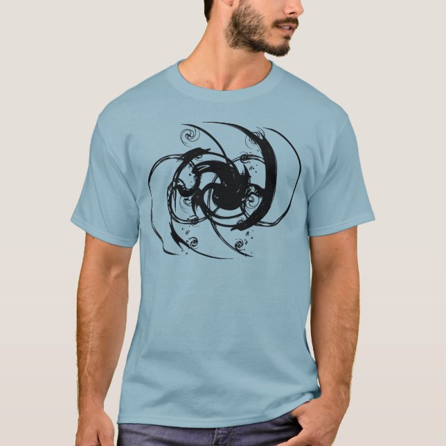 Abstrakte Drehung T-Shirt (Vorderseite)