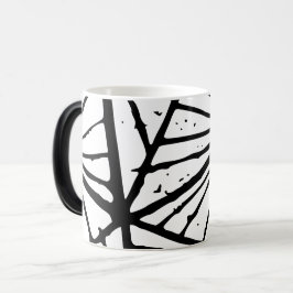 Abstrakte Dreiecke Lino Print Tasse
