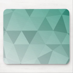 Abstrakte Dreiecke Nahtloses Muster - Grün Mousepad