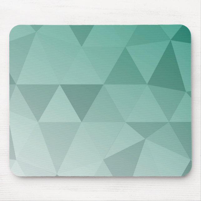 Abstrakte Dreiecke Nahtloses Muster - Grün Mousepad (Vorne)