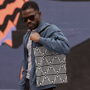 Abstrakte Dreiecke Tasche