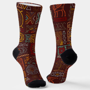 abstrakte Drucksocken Socken