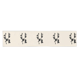 Abstrakte Dual-Face-Eleganz Kurzer Tischläufer