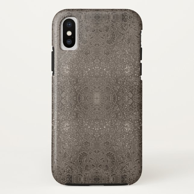 Abstrakte dunkelgraue Proben Case-Mate iPhone Hülle (Rückseite)